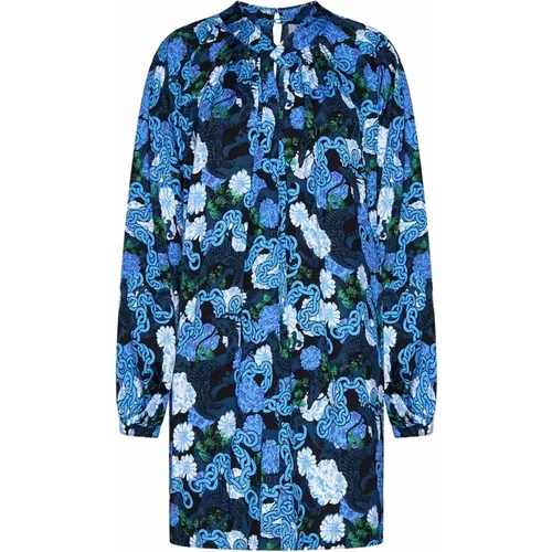 Blumenkettendruck Kleid , Damen, Größe: M - Diane Von Furstenberg - Modalova