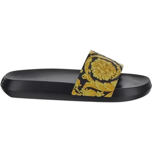 Herren Slide Schuhe , Herren, Größe: 41 EU - Versace - Modalova