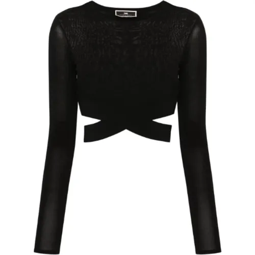 Sweaters for Women , female, Sizes: M - Elisabetta Franchi - Modalova