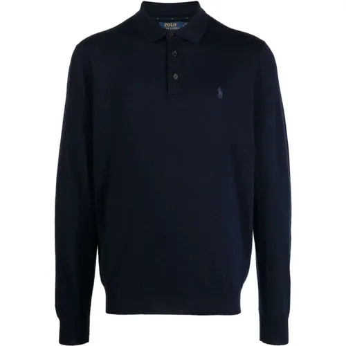 Wool Long Sleeve Pullover , male, Sizes: L, M - Polo Ralph Lauren - Modalova