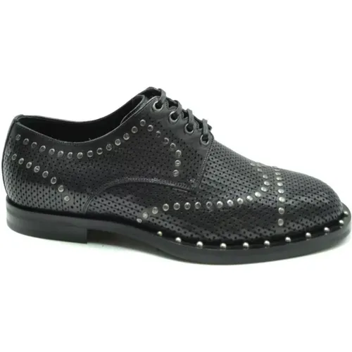 Business Lace Up Shoes , male, Sizes: 6 UK - Dolce & Gabbana - Modalova