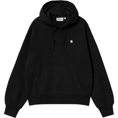 Schwarzer Women's Casey Hoodie , Damen, Größe: M - Carhartt WIP - Modalova