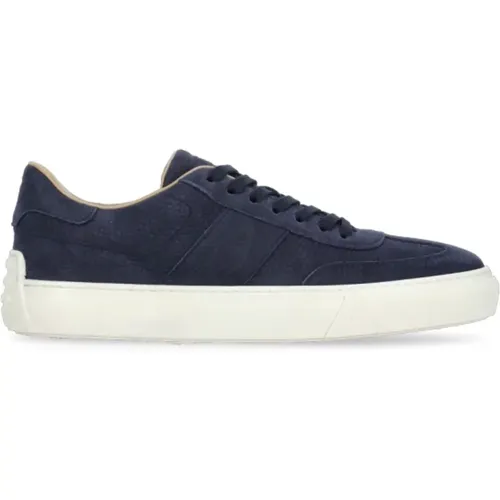 Pebbled Leather Sneakers , male, Sizes: 6 UK, 7 1/2 UK, 6 1/2 UK, 10 UK - TOD'S - Modalova