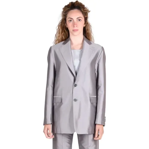 Elegant Blazer in Cotton Blend Fabric , female, Sizes: XS, M - Barena Venezia - Modalova