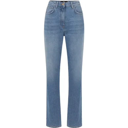 Jeans mit Stickerei , Damen, Größe: W27 - Elisabetta Franchi - Modalova