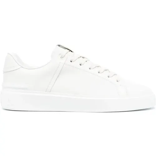 Weiße B-Court Sneakers , Herren, Größe: 39 EU - Balmain - Modalova