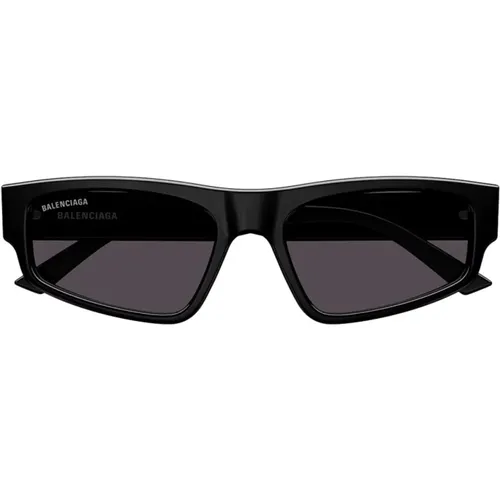 Sonnenbrille mit quadratischem Acetatrahmen , unisex, Größe: 56 MM - Balenciaga - Modalova