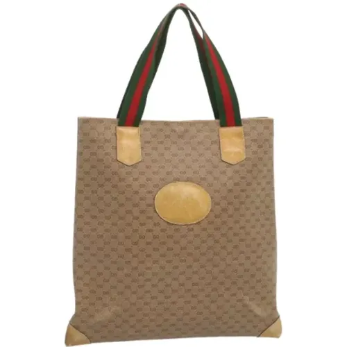 Pre-owned Leder totes , Damen, Größe: ONE Size - Gucci Vintage - Modalova