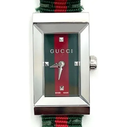 Pre-owned Stainless Steel watches , female, Sizes: ONE SIZE - Gucci Vintage - Modalova