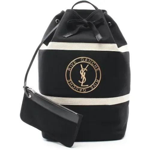 Pre-owned Canvas shoulder-bags , female, Sizes: ONE SIZE - Yves Saint Laurent Vintage - Modalova