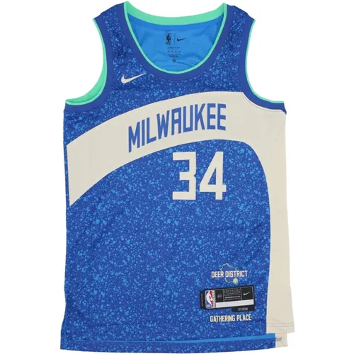 City Edition Basketball Tank Top Giannis Antetokounmpo , Herren, Größe: M - Nike - Modalova