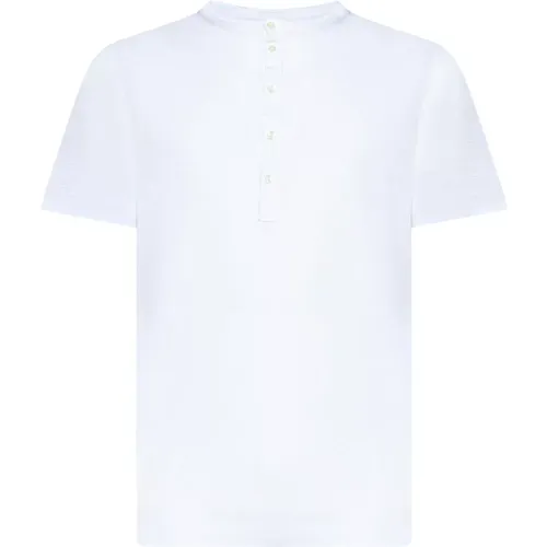 Linen T-shirts and Polos , male, Sizes: S - 120% lino - Modalova