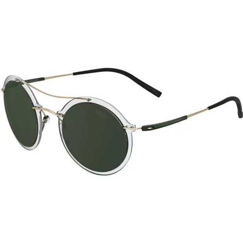 Crystal/Green Infinity Sonnenbrillen Kollektion , unisex, Größe: ONE Size - Silhouette - Modalova