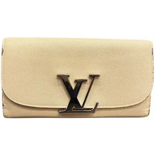 Pre-owned Leather wallets , female, Sizes: ONE SIZE - Louis Vuitton Vintage - Modalova