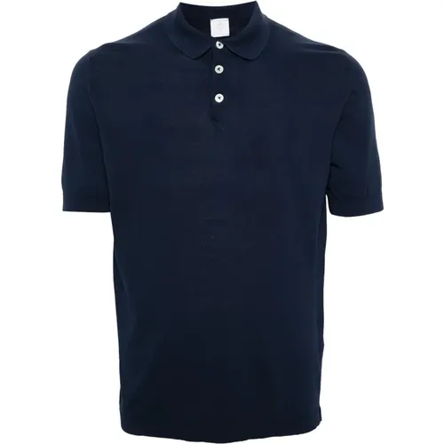 Cotton Knit Polo Shirt , male, Sizes: M, 2XL - Eleventy - Modalova