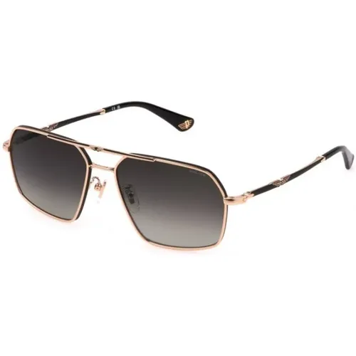 Stylish Sunglasses with Smoke Gradient Lenses , unisex, Sizes: 58 MM - Police - Modalova