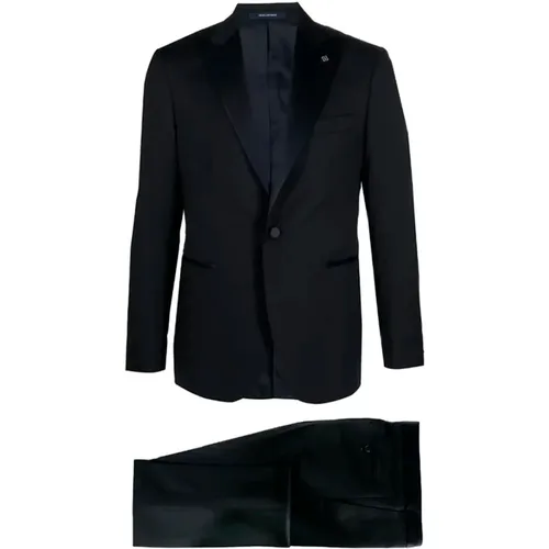Luxury Single Breasted Suit Set - Size 56, , male, Sizes: L, 3XL, M - Tagliatore - Modalova
