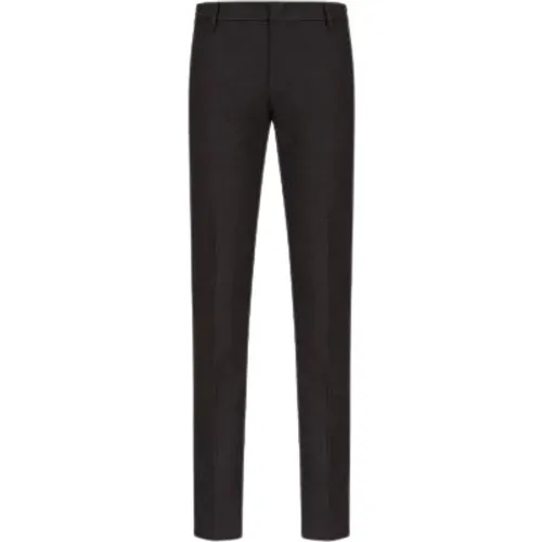 Diagonal Twill Trousers , male, Sizes: M - Emporio Armani - Modalova