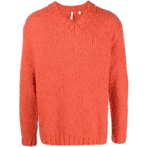 Burnt Aske Sweater , male, Sizes: XL, L - Sunflower - Modalova