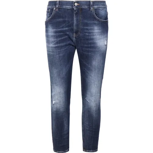 Denim Cotton Jeans Made in Italy , male, Sizes: W32, W35, W40, W33, W36 - Dondup - Modalova