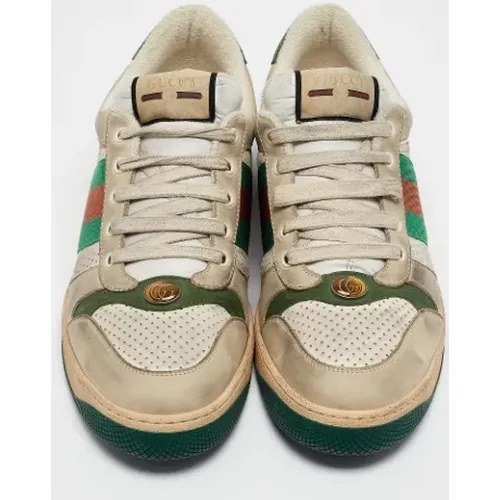 Pre-owned Leder sneakers - Gucci Vintage - Modalova