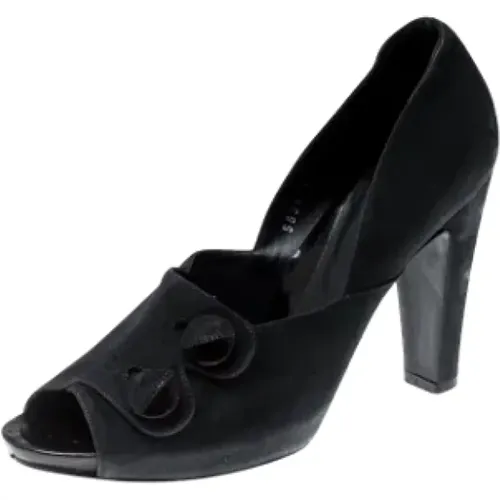 Pre-owned Suede heels , female, Sizes: 6 UK - Sergio Rossi Pre-owned - Modalova