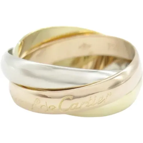 Pre-owned Gold rings , female, Sizes: ONE SIZE - Cartier Vintage - Modalova