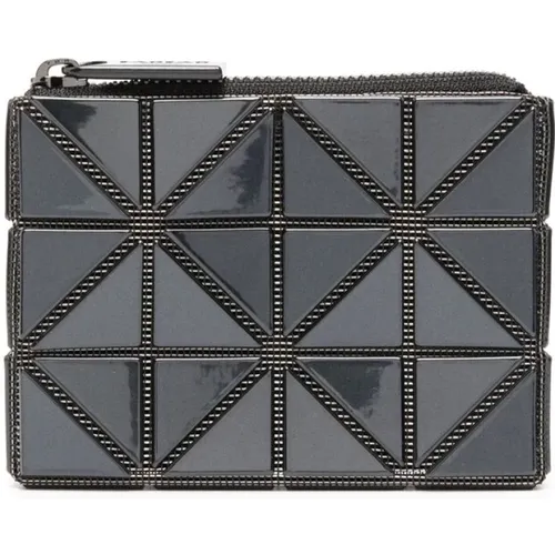 Geometric Mesh Wallet with Top Zip , female, Sizes: ONE SIZE - Issey Miyake - Modalova