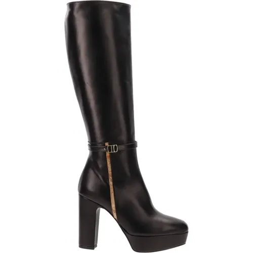 Leather Women Boots with Zip Closure , female, Sizes: 4 UK, 5 UK, 2 UK, 6 UK - Alviero Martini 1a Classe - Modalova