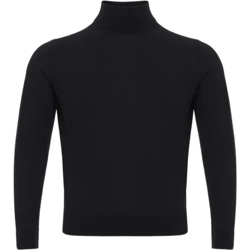 Luxus Kaschmir Pullover Schwarz , Herren, Größe: 3XL - COLOMBO - Modalova