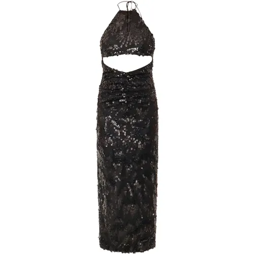 Sequin Halterneck Dress , female, Sizes: L, S - Rotate Birger Christensen - Modalova