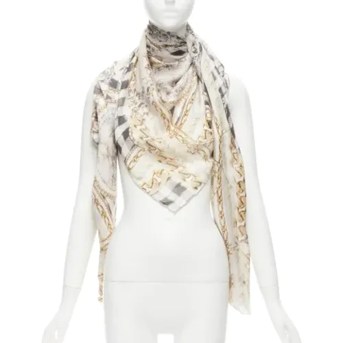 Pre-owned Fabric scarves , female, Sizes: ONE SIZE - Balmain Pre-owned - Modalova