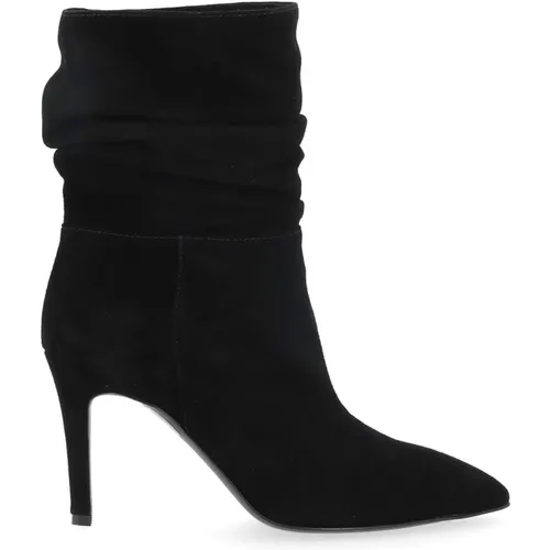 Suede Heeled Boot , female, Sizes: 5 UK, 3 UK, 4 UK, 6 UK, 2 UK - Via Roma 15 - Modalova