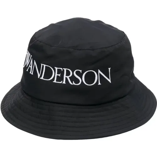 Logo-bestickter Bucket Hat , Damen, Größe: S - JW Anderson - Modalova