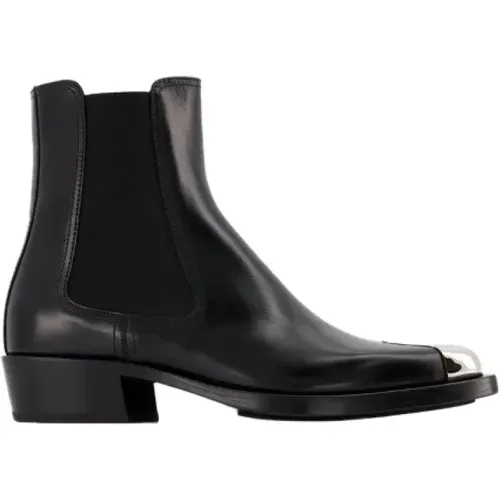 Leather boots , female, Sizes: 5 1/2 UK - alexander mcqueen - Modalova