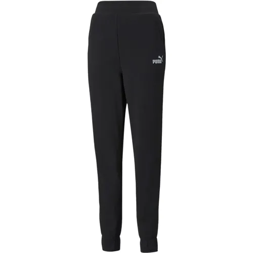 Ess+ Stickerei Hohe Taille Lange Hose - Puma - Modalova