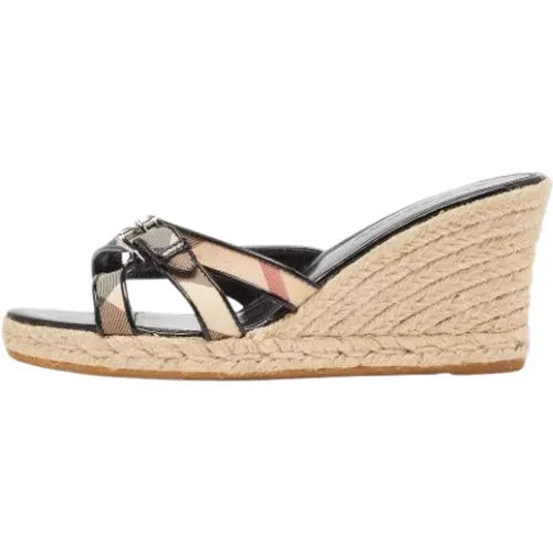 Pre-owned Canvas sandals - Burberry Vintage - Modalova