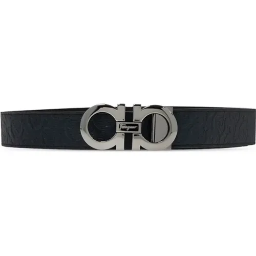 Branded Belt , male, Sizes: 115 CM, 110 CM, 105 CM - Salvatore Ferragamo - Modalova