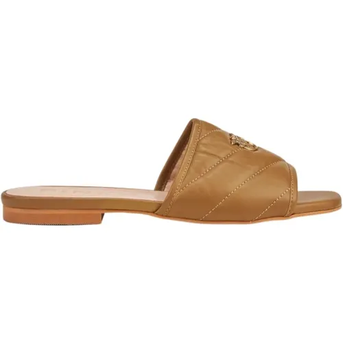 Quilted Low Sandal , female, Sizes: 8 UK, 5 UK - pinko - Modalova