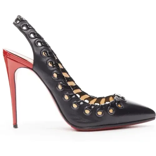 Pre-owned Leather heels , female, Sizes: 3 1/2 UK - Christian Louboutin Pre-owned - Modalova