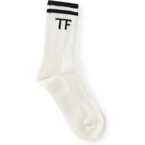 Ribbed Sport Socks in , unisex, Sizes: M - Tom Ford - Modalova