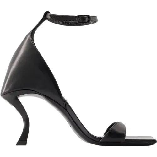 Hourglass Sandals - Leather - , female, Sizes: 6 UK, 5 UK - Balenciaga - Modalova
