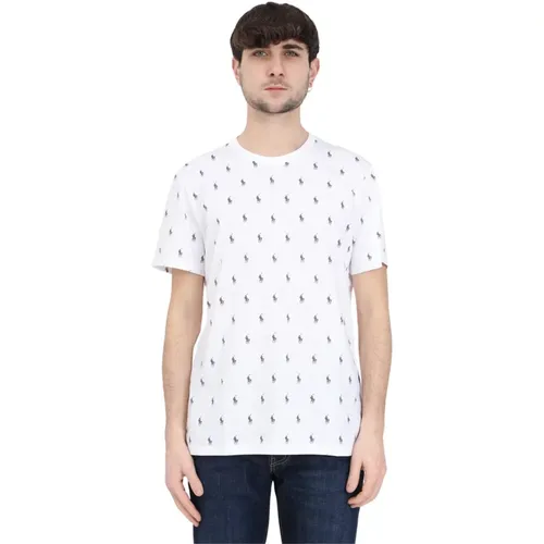 Unisex Weißes Logo T-Shirt , Herren, Größe: S - Ralph Lauren - Modalova
