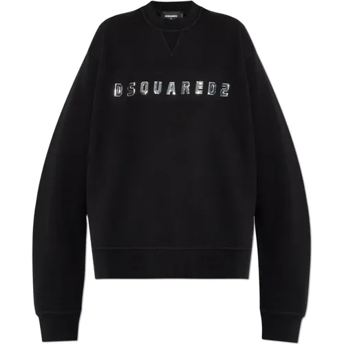 Sweatshirt mit Logo , Damen, Größe: 2XS - Dsquared2 - Modalova