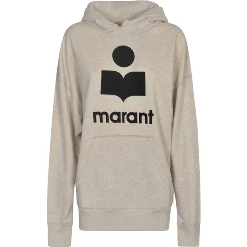 Logo Print Cotton Sweatshirt , female, Sizes: L, XL - Isabel Marant Étoile - Modalova