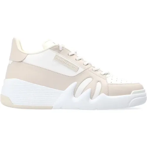 Leder-Sneakers mit perforiertem Detail , Damen, Größe: 40 EU - giuseppe zanotti - Modalova