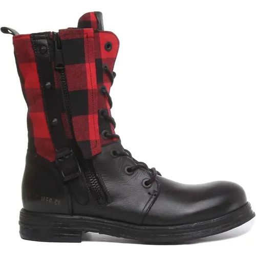 Stylish Black Red Boots for Ladies , female, Sizes: 3 UK, 6 UK, 4 UK, 5 UK - Replay - Modalova
