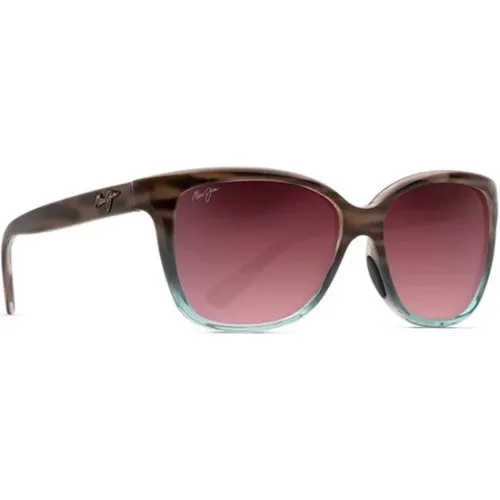 Chic Brown Sunglasses for Modern Women , female, Sizes: 56 MM - Maui Jim - Modalova