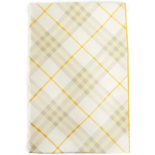 Check Silk Square Scarf , female, Sizes: ONE SIZE - Burberry - Modalova