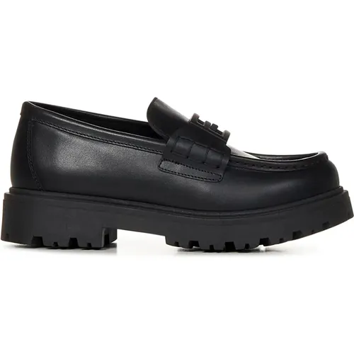 Schwarze Slip-on Flache Schuhe mit Baguette-Logo - Fendi - Modalova